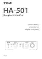 Teac HA-501-Owners-Manual 